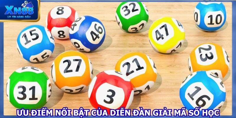 Một số ưu điểm của diễn đàn giải mã số học